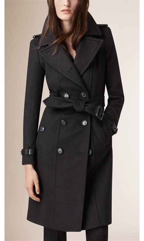 black burberry coat womens|vintage Burberry coats women's.